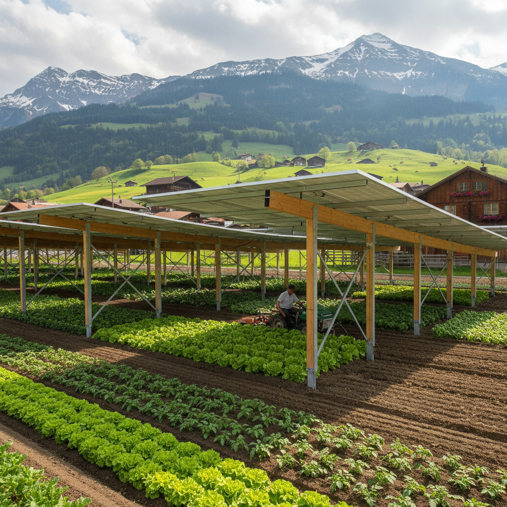 Photovoltaik-Module bei Sonnenschein